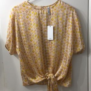 Mango Loose Blouse/Shirt NWT